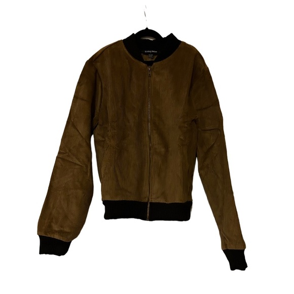 American Apparel corduroy Bomber Jacket NwT - Picture 3 of 4